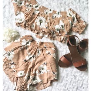 Floral Peach Set